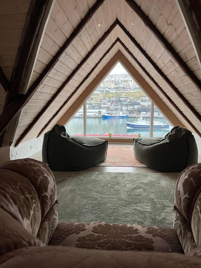 Apartment Downtown - Great View! Klaksvík Dış mekan fotoğraf